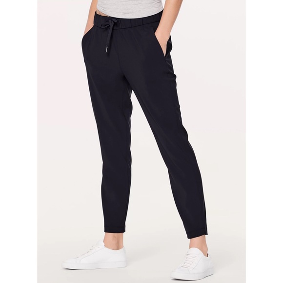 lululemon athletica Pants - Lululemon On The Fly Pant Black Pants 8 Tall